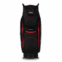 Titleist Cart 14 StaDry Bag In Navy / Red -Golf Clubs Sales 2021 Cart 14 Stadry Black Black Red 04