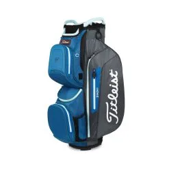 Titleist Cart 15 StaDry 22 Cart Bag In Navy / White / Red -Golf Clubs Sales 2022 Cart 15 StaDry Charcoal Lagoon Sky TB22CT7 244 01