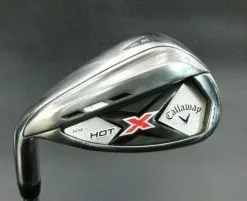Left Handed Callaway HOT X N14 A Gap Wedge Uniflex Steel Shaft Callaway Grip