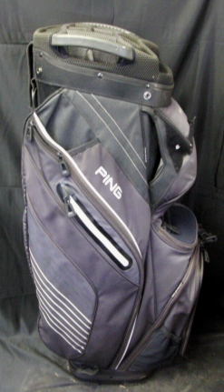 15 Division Ping Pioneer Dark Blue White Tour Cart Golf Clubs Bag