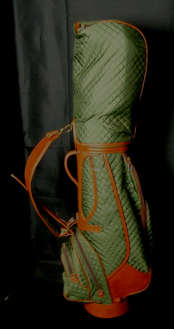 5 Division Westbery Tour Cart Trolley Olive Green Quilted Golf Clubs Bag