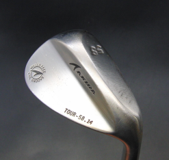Akira Milled Face CNC Groove Tour 58° Sand Wedge Wedge Flex Steel Shaft