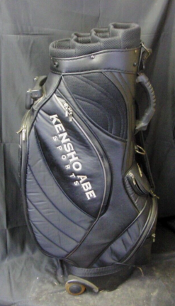 7 Division Jaoanese Kensho Abe Sports Black White Tour Trolley Golf Bag -Golf Clubs Sales 57 e17eeec0 1b88 4147 9212 ce2329b492d9
