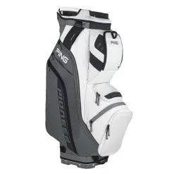 Ping Pioneer 22 Cart Bag In Red / Black -Golf Clubs Sales PIONEER GREY WHITE