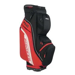 Ping Pioneer 22 Cart Bag In Red / Black -Golf Clubs Sales PIONEER RED