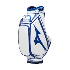 Mizuno Tour Staff Golf Bag 2022 In White / Blue