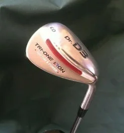 Lincs_golf Japanese Dr. D3 Tri-One Rhythm & Power 60 Degree Lob Wedge Weighted Steel Shaft